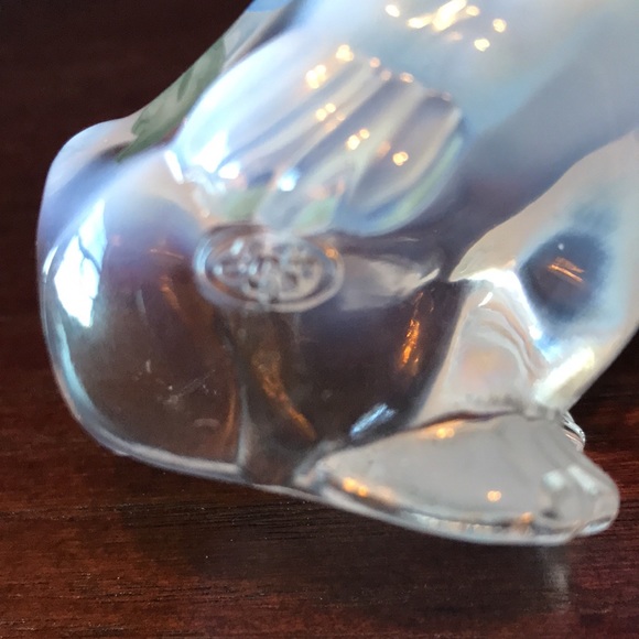 Fenton Signed Hand Painted Opalescent Duckling - Picture 7 of 7